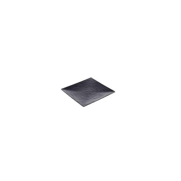 VASSOIO QUADRATO NERO IN MELAMINA 40x40 (ct.6) PZ.1