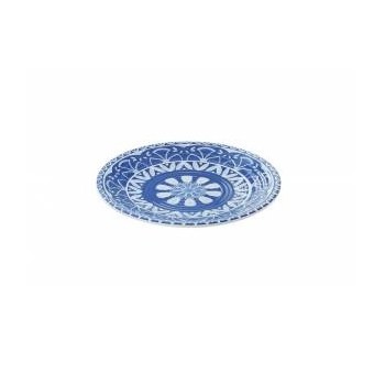 PIATTO DECORATO "LINEA ITACA" IN MELAMINA D.35,5x3h (ct.12) PZ.1
