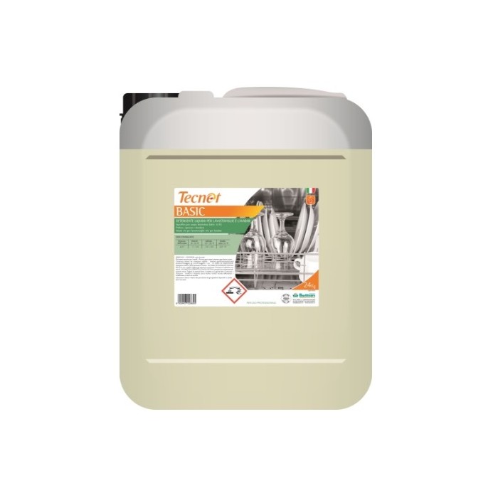 TECNET BASIC HD DETERGENTE LAVASTOVIGLIE x ACQUE DURE "Linea Top" KG.24