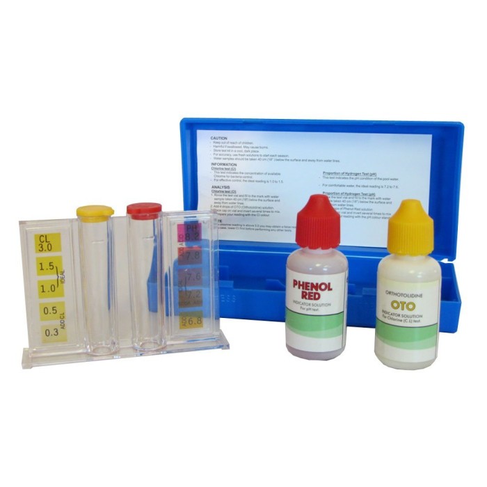 KIT POOL TESTER CLORO/ PH CON REAGENTI LIQUIDI