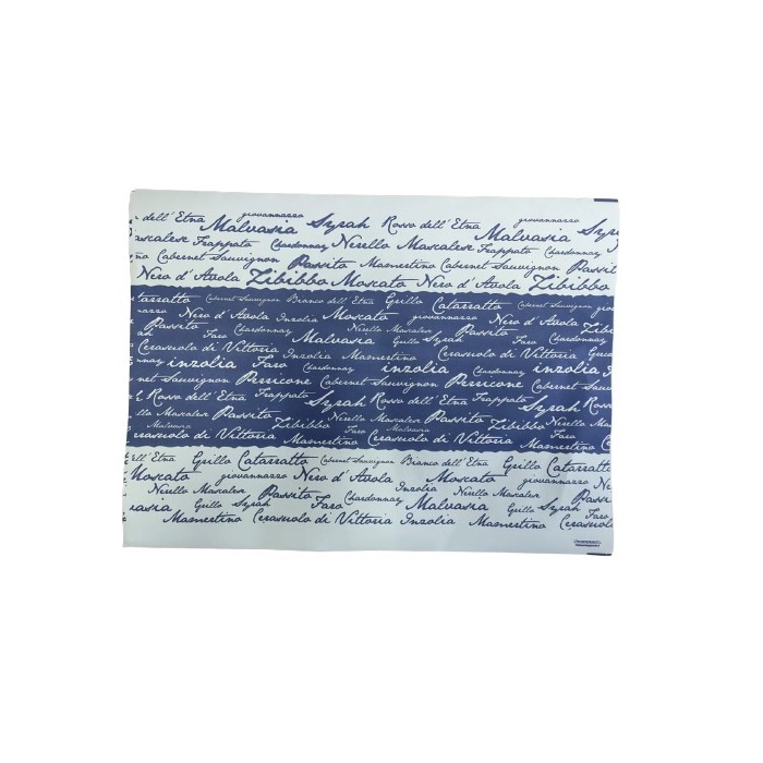 SOTTOPIATTO 30x40 SOMMELIER BLU (ct.10) PZ.250