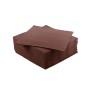 TOVAGLIOLO 40x40 LINEN AIRLAID CAFFE' - CACAO "ROIAL" (ct.20) PZ.50