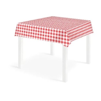TOVAGLIE PIEGATE GOFFRATE IMPERMEABILI 100x100 "LOCANDA ROSSO" PZ.250