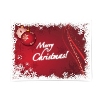 SOTTOPIATTO 30X40 "MERRY CHRISTMAS" (natalizio) (ct.2) PZ.500