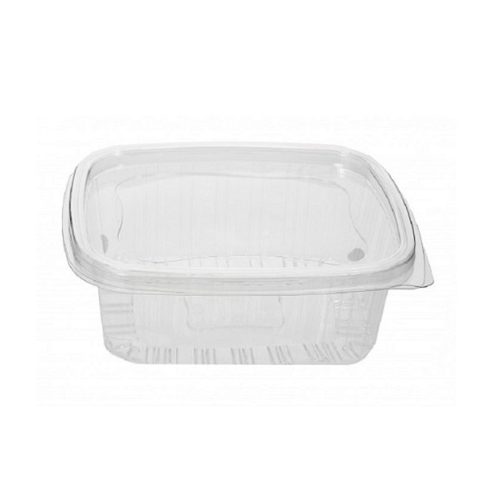 VASCHETTA UNIBOX QUADRATA PET C/COP ML.1000 (188x160x58h) (ct.8) PZ.50