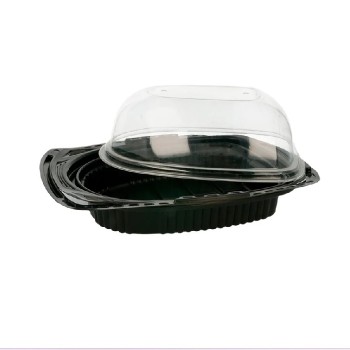 VASCHETTA NERA C/COPERC. TRASP "CHICKEN BOX" ASPORTO POLLO GRANDE PZ.135