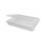 200 Pezzi – Fresh Box Cofanetto OPS con Coperchio Piatto "Selepack", Trasparenti e Monouso, Pratici e Igienici