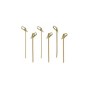 100 Pezzi – Stecchino Bamboo con Nodo “Florida” 12 cm, Naturale ed Elegante, Ideale per Finger Food, Aperitivi e Buffet