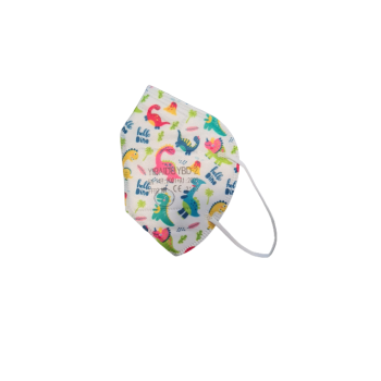 30 Pezzi - Mascherina FFP2 Small Fantasie "YIBAIDU" Imbustate Singolarmente, Certificata CE, con Elastici Comodi e Resistenti