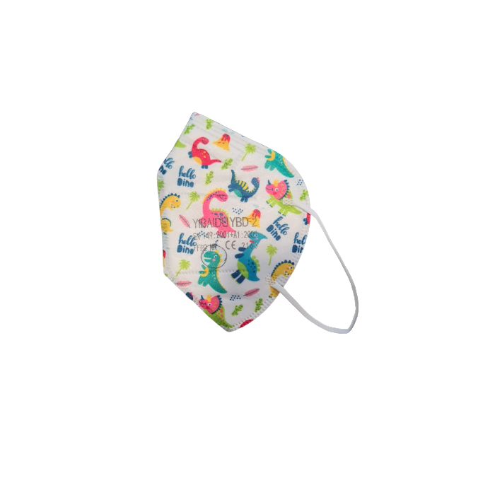 30 Pezzi - Mascherina FFP2 Small Fantasie "YIBAIDU" Imbustate Singolarmente, Certificata CE, con Elastici Comodi e Resistenti