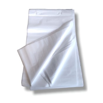 10 Kg - Sacchetti Trasparenti a Strappo per Alimenti 22+12x45h