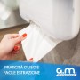 300 Asciugamani Intercalati per dispenser in Carta Cellulosa 2 Veli Piegatura a V