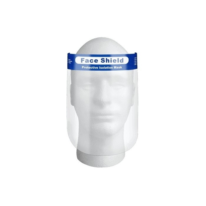 1 Pezzo- Visiera Protettiva in Pet con Elastico Face Shield N.F.