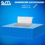 1500 Asciugamani Monouso Bulkysoft - 2 Veli in Pura Cellulosa - 6 Confezioni da 250 Pz - Piegatura a V - 21x21 cm