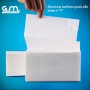 1500 Asciugamani Monouso Bulkysoft - 2 Veli in Pura Cellulosa - 6 Confezioni da 250 Pz - Piegatura a V - 21x21 cm