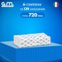 Asciugamani Intercalati "Luxury" 3 Veli 100% Cellulosa – 6 Confezioni da 120 Pz – 21,5×32 cm