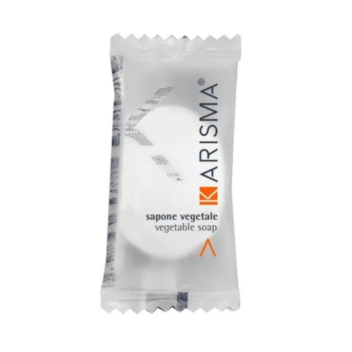 Sapone Ovale Vegetale Karisma 9g – 600 pezzi | Saponetta Monodose Hotel