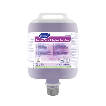 ROOM CARE R9 PLUS Detergente Acido per Bagni – 2 Litri x 2 Taniche