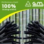 250 Cannucce Nere in PLA 21 cm diametro 7 mm – Compostabili, Imbustate Singolarmente