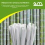 250 Cannucce Nere in PLA 21 cm diametro 7 mm – Compostabili, Imbustate Singolarmente