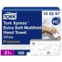 Tork Xpress® Extra Soft 2‑Strati 21 × 34 cm – Cartone da 2100 Asciugamani 2 veli
