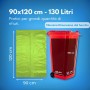 Sacchi Biodegradabili 90x120 cm – 130L Verde Bio | Resistenti e Compostabili