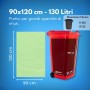 Sacchi Spazzatura Biodegradabili Verde 90x120 cm – 130L Super Resistenti