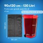 Sacchi Spazzatura Biodegradabili Nero 90x120 cm – 130L Super Resistenti