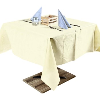 Tovaglia Monouso TNT 150x150 cm – Avorio – Coprimacchia