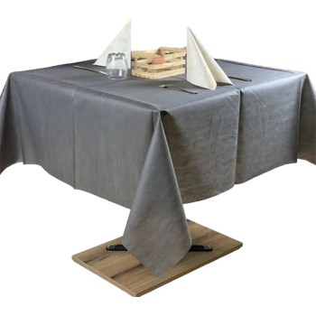 Tovaglia Monouso TNT 150x150 cm – Grigio – Coprimacchia