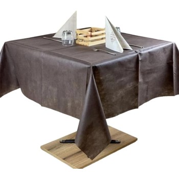 Tovaglia Monouso TNT 150x150 cm – Marrone – Coprimacchia