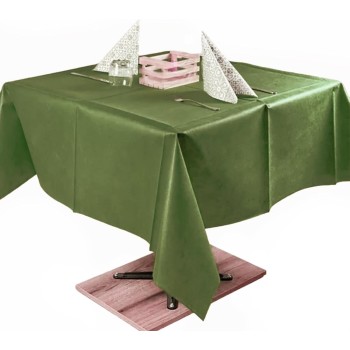 Tovaglia Monouso TNT 150x150 cm – Verde – Coprimacchia