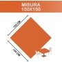 Tovaglia Monouso TNT 150x150 cm – Arancione – Coprimacchia