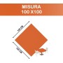 Coprimacchia TNT 100x100 cm – 100 Pezzi Arancione | Alta Qualità Monouso