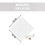 Coprimacchia TNT 100x100 cm – 100 Pezzi Bianco | Alta Qualità Monouso