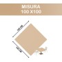 Coprimacchia TNT 100x100 cm – 100 Pezzi Beige/Sabbia | Alta Qualità Monouso