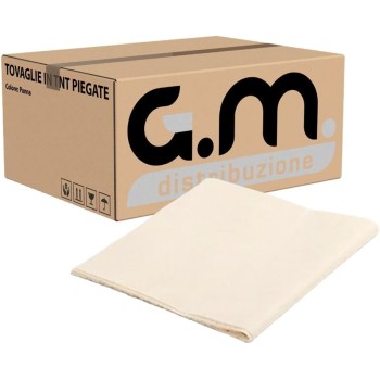 25 Pezzi - Coprimacchia/Tovaglie - Colore Panna - TNT 120x120 cm – Alta Qualità