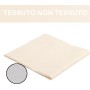 25 Pezzi - Coprimacchia/Tovaglie - Colore Panna - TNT 120x120 cm – Alta Qualità