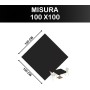 Coprimacchia TNT 100x100 cm – 100 Pezzi Nero | Alta Qualità Monouso