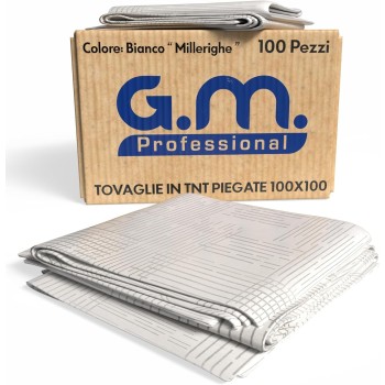 Coprimacchia TNT 100x100 cm – 100 Pezzi Millerighe Marrone | Alta Qualità Monouso