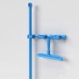 Barra Appendi Attrezzi Alluminio 50 cm | 3 Attacchi + 2 Ganci HACCP