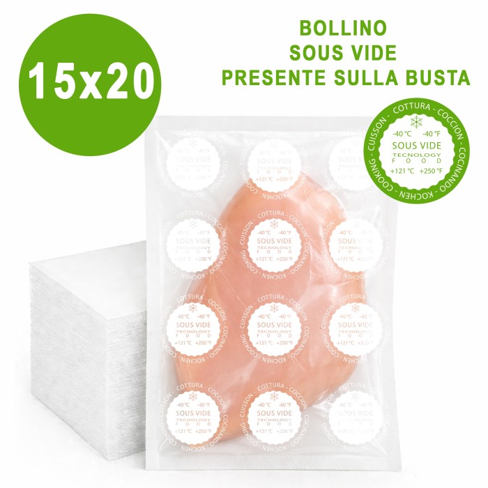 Buste Sottovuoto Lisce BPA Free per Sous Vide e Bassa Temperatura