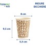 Kit 500 Bicchieri Carta Bio Compostabile 278 ml con Coperchi a Beccuccio