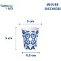 Kit 500 Bicchieri Maiolica in Carta Bio Compostabile 75 ml con Coperchi in Carta